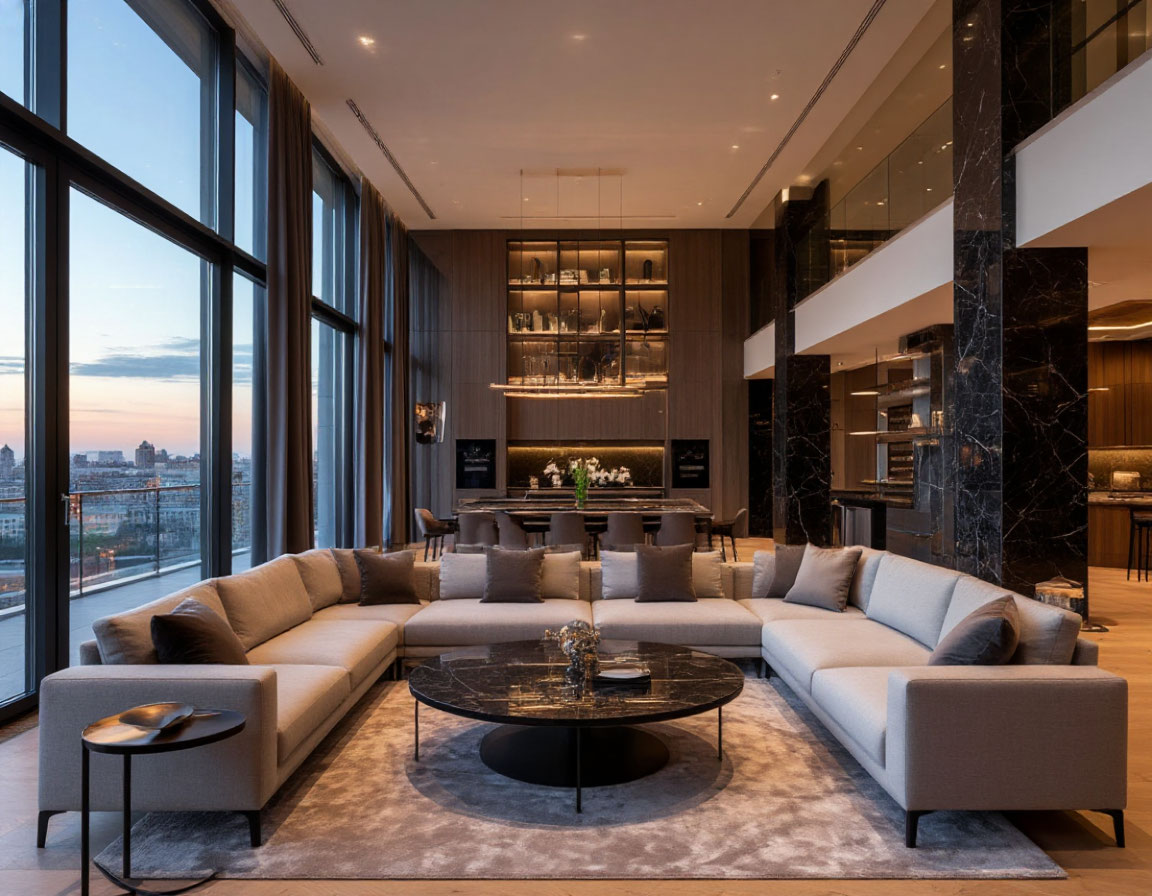 Фото премиального ремонта под ключ в Москве