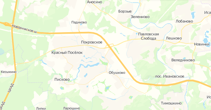 Карта элитных мест Новой Риги